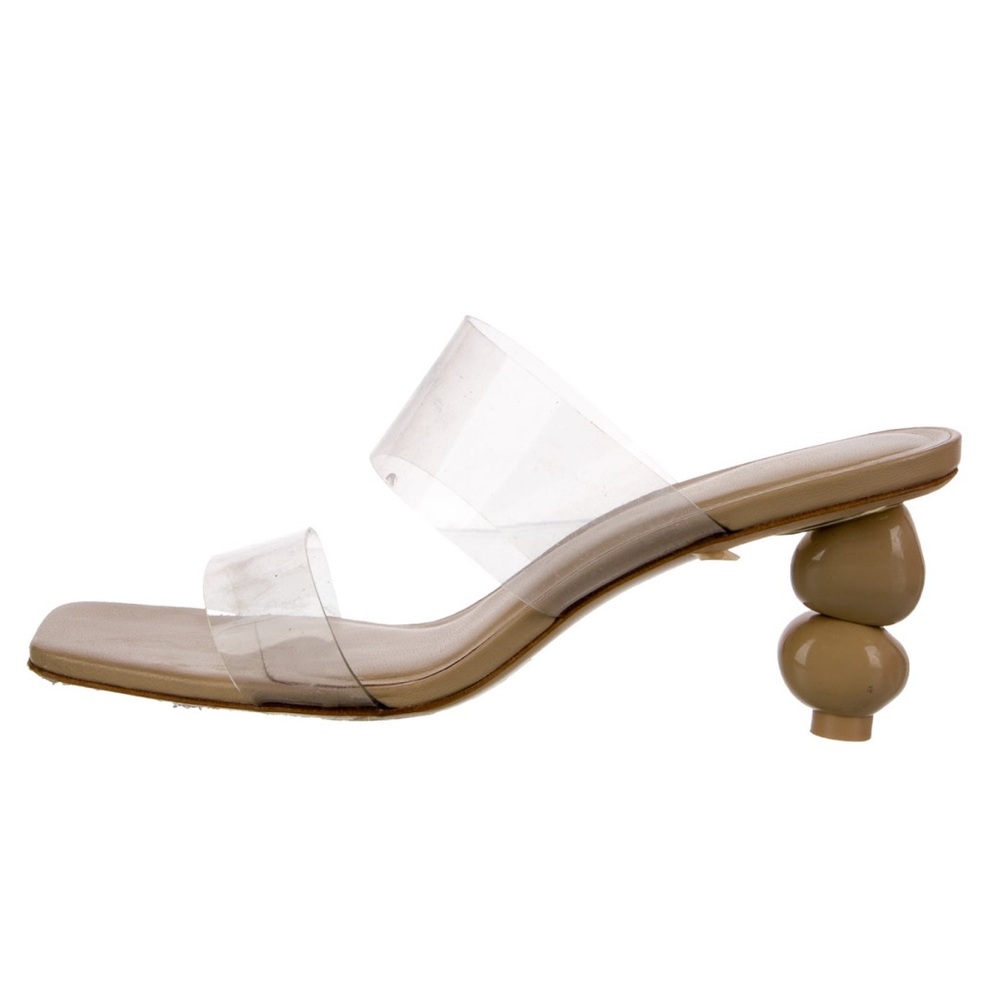 Cult Gaia clear PVC slides